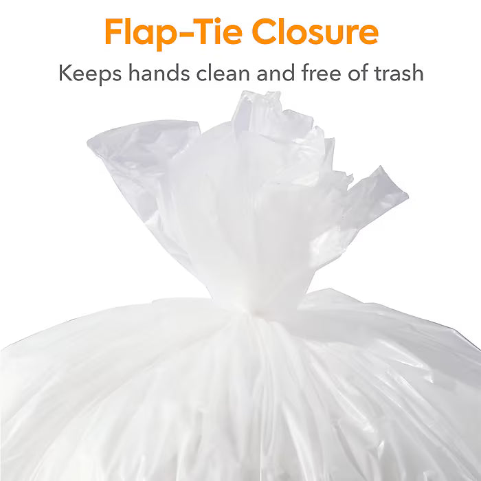 Coastwide Professional™ 20-30 Gallon Trash Bag, 30" x 36", Low Density, 0.65 mil, Clear, 250 Bags/Box