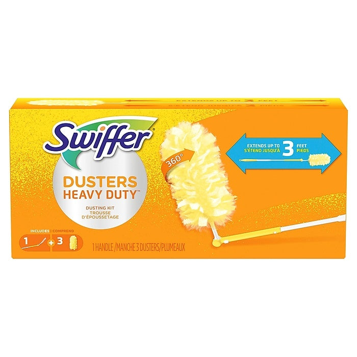 Swiffer, Heavy Duty Dusters With Extendable Handle, 3/Pack