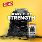 Glad 30 Gallon Large Drawstring Trash Bags, 90/Box