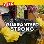 Glad 30 Gallon Large Drawstring Trash Bags, 90/Box