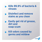 CloroxPro Clorox Clean-Up Disinfectant Cleaner with Bleach Spray, 32 oz., Nature Scent, 9/Case