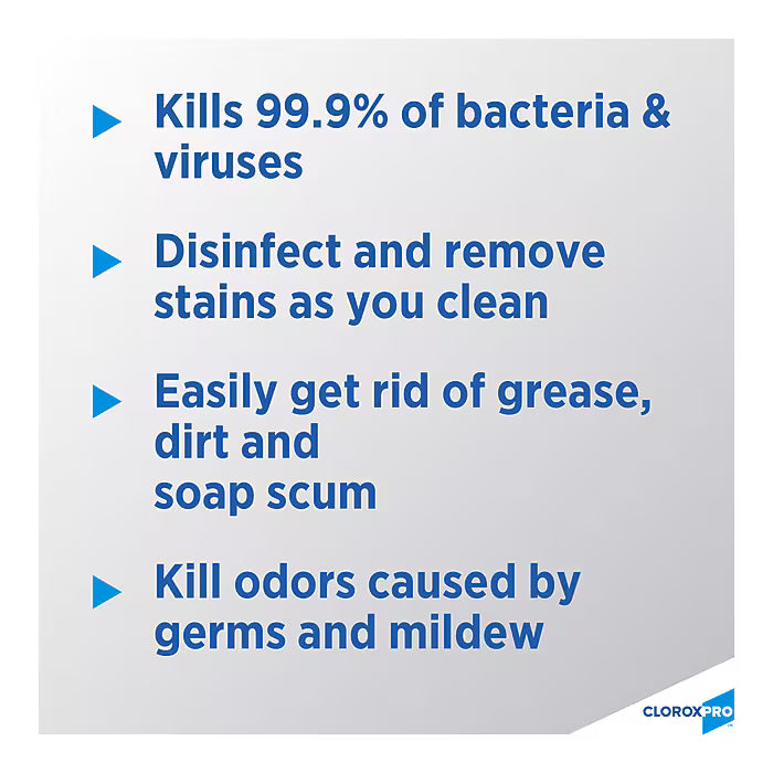 CloroxPro Clorox Clean-Up Disinfectant Cleaner with Bleach Spray, 32 oz., Nature Scent, 9/Case