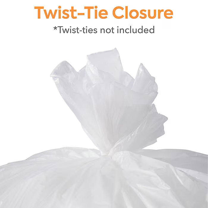 Coastwide Professional™ 55-60 Gallon Trash Bag, 38" x 60", High Density, 14 mic, Natural, 200 Bags/Box