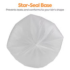 Coastwide Professional™ 55-60 Gallon Trash Bag, 38" x 60", High Density, 14 mic, Natural, 200 Bags/Box