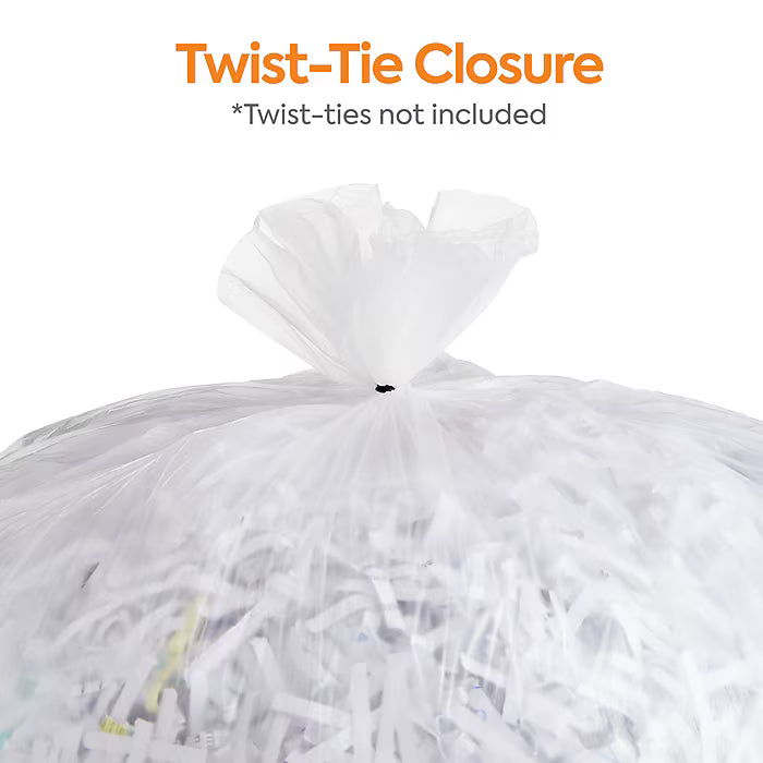 Coastwide Professional™ 10 Gallon Trash Bag, 24" x 24", High Density, 6 mic, Natural, 1000 Bags/Box