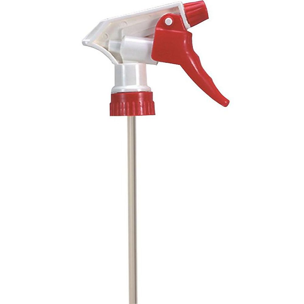 Impact Spray Bottle Nozzle, 1.4 mL Output, 28/400, Red/White