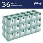 Kleenex Professional Cube Facial Tissue, 2-ply, White, 90 Sheets/Box, 36 Boxes/Case