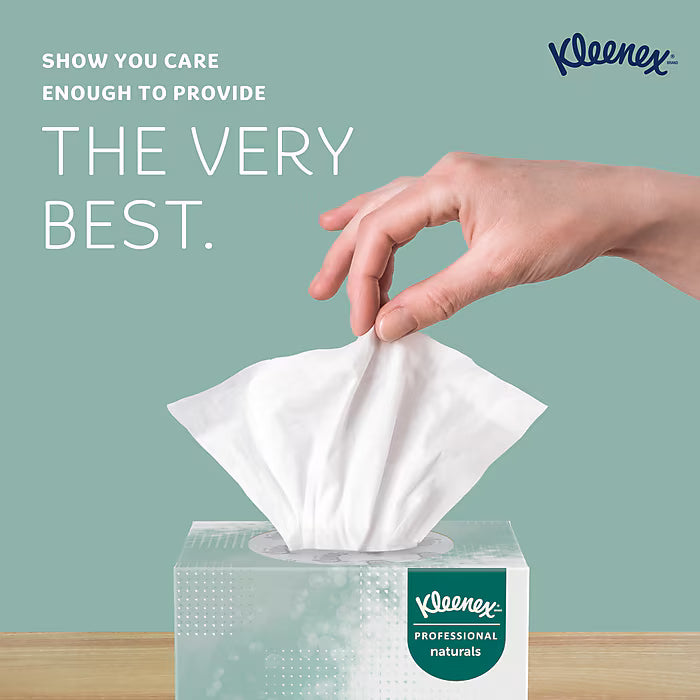 Kleenex Professional Cube Facial Tissue, 2-ply, White, 90 Sheets/Box, 36 Boxes/Case