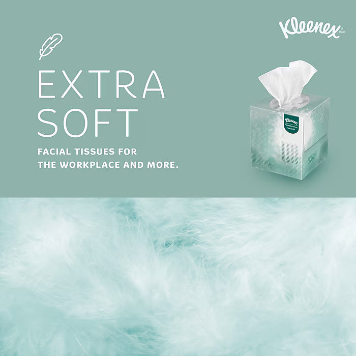 Kleenex Professional Cube Facial Tissue, 2-ply, White, 90 Sheets/Box, 36 Boxes/Case