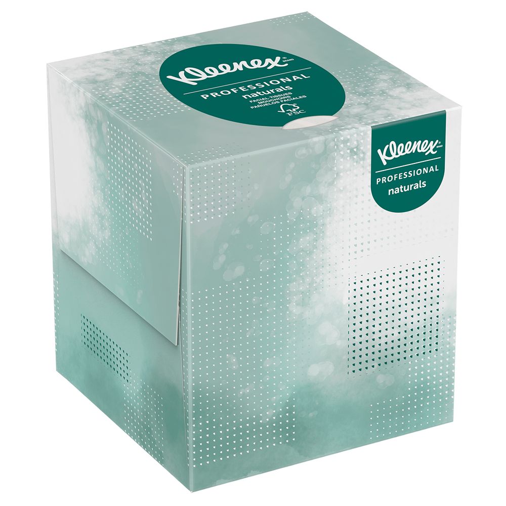 Kleenex Professional Cube Facial Tissue, 2-ply, White, 90 Sheets/Box, 36 Boxes/Case