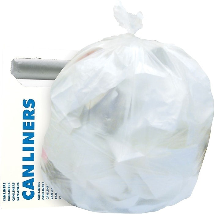 Heritage 4 Gallon Industrial Trash Bag, 17" x 18", High Density, 6 Mic, Natural, 2000 Bags/Case