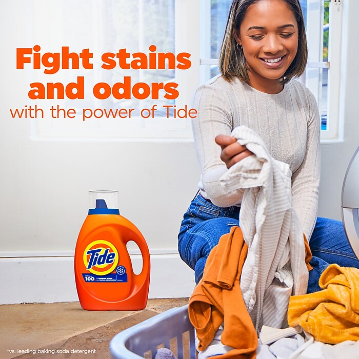 Tide HE Liquid Laundry Detergent, Tide® Original, 64 Loads, 84 oz., 4/Case
