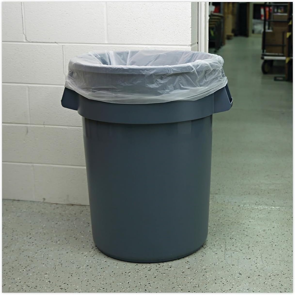 Boardwalk, Trash Bag, High Density, 45 Gal, 25 Bags/Roll, 6 Rolls/Case