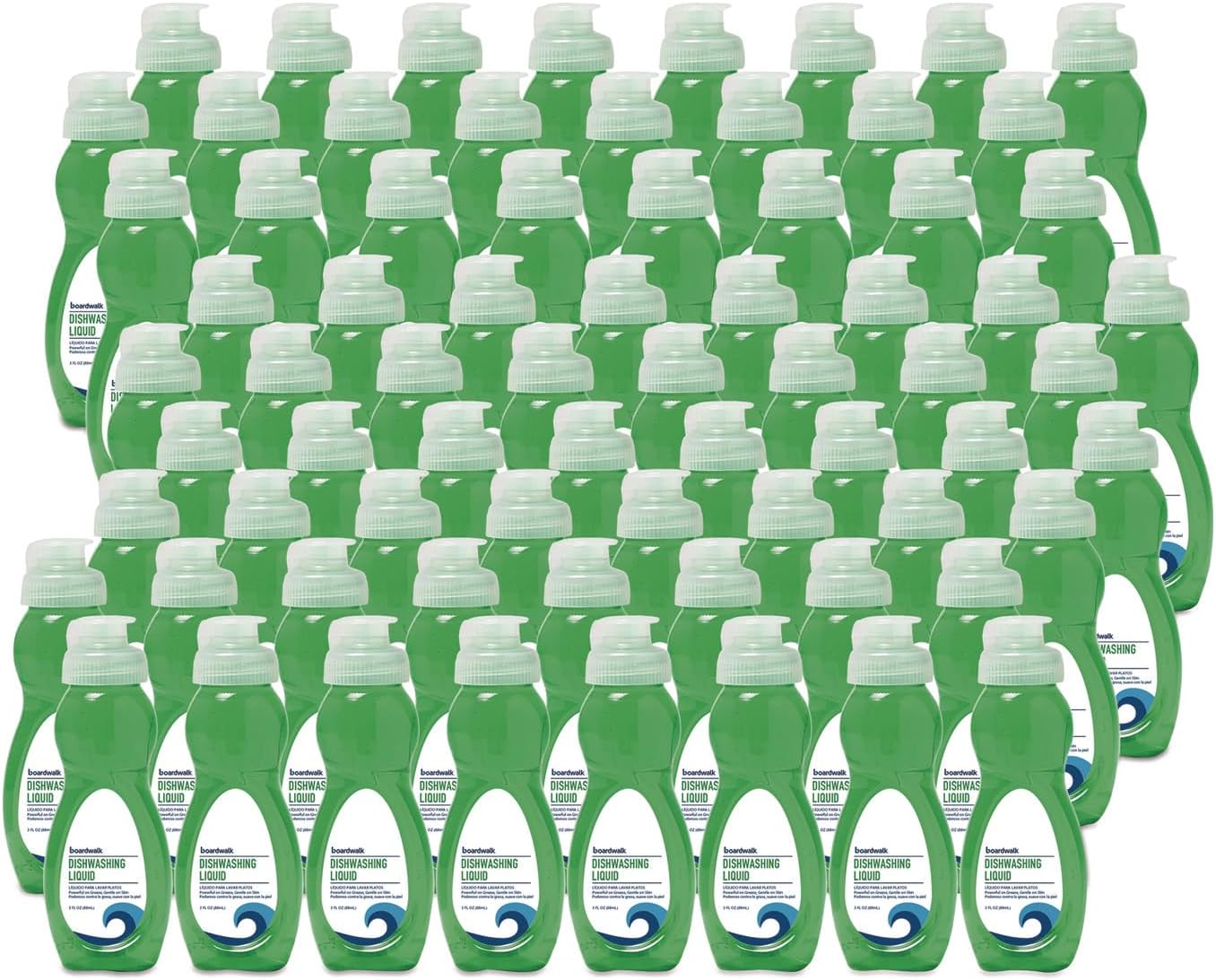 Boardwalk, Dish Soap, Fresh Scent, 3oz Bottle, 72/Case