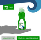 Boardwalk, Dish Soap, Fresh Scent, 3oz Bottle, 72/Case