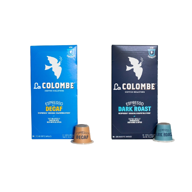 La Colombe Compostable, Nespresso 10 ct Boxes/120 Case count