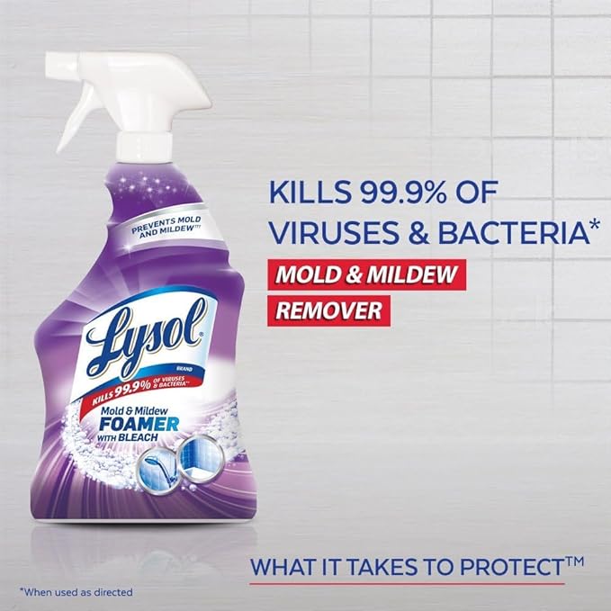 Lysol, Mold & Mildew Remover with Bleach, 32 oz, 12/Case