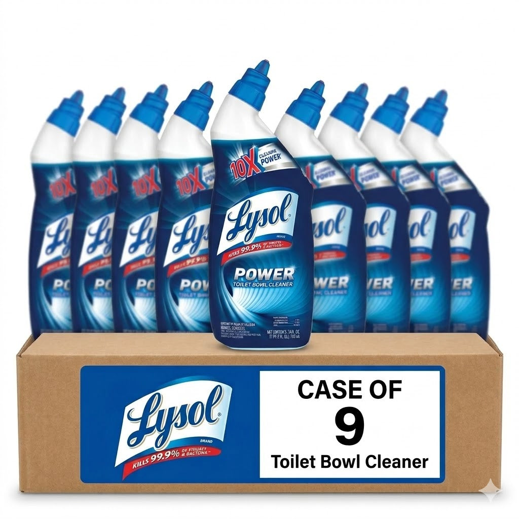 Lysol, Toilet Bowl Cleaner, 9/Case